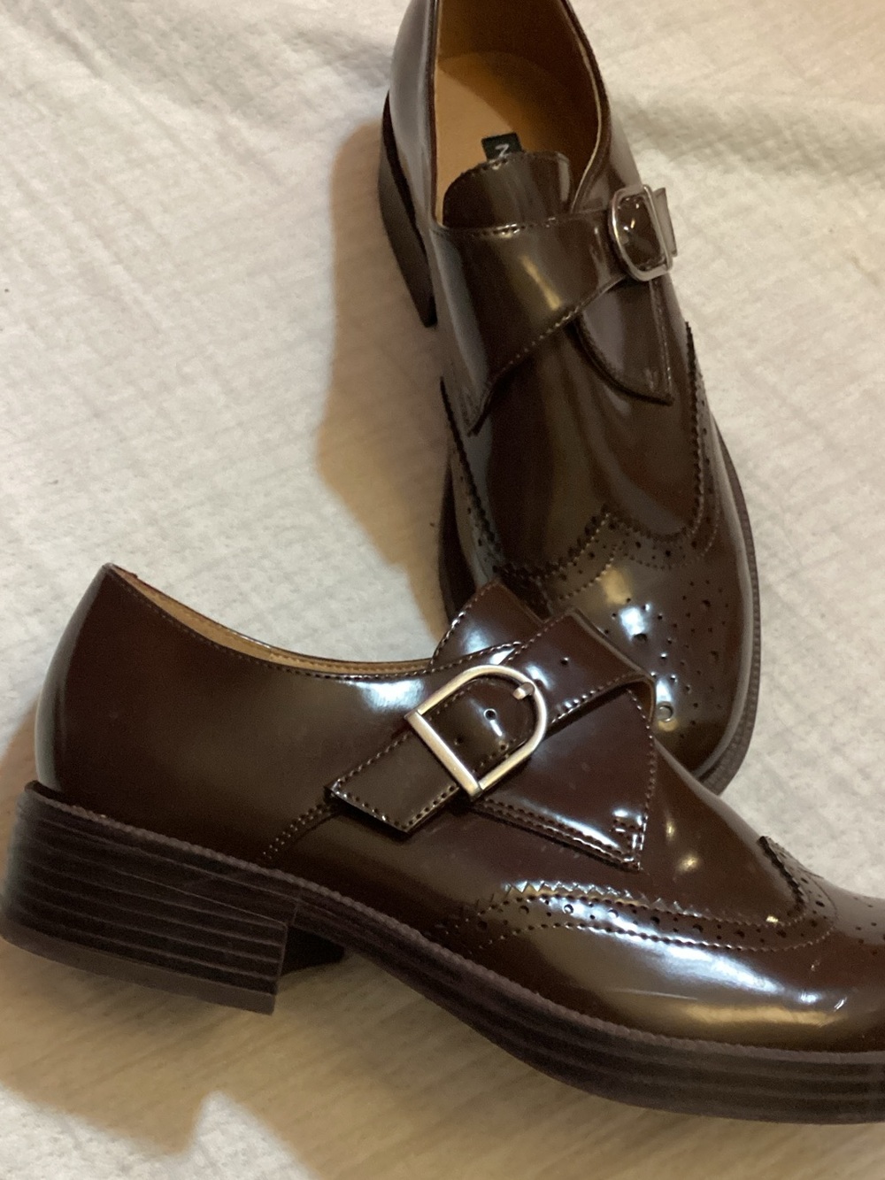 Brogue Monk Strap Oxfords Nine West - Picture 2 of 6